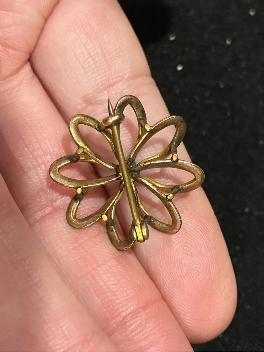 Antique Victorian Gold Filled Brooch